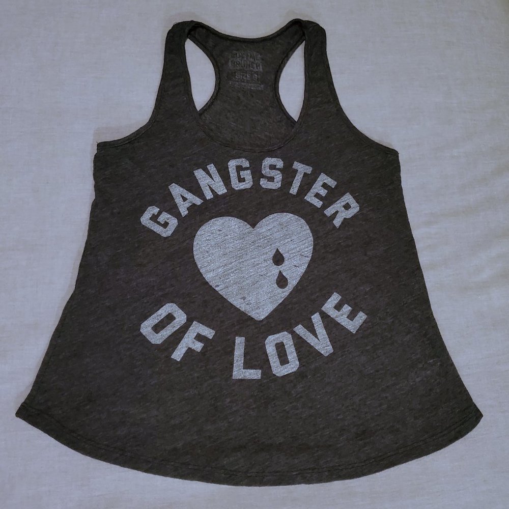 "Gangster of Love" Tank from Buy Me Brunch - Like New - Small